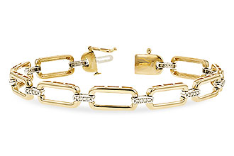 A283-24484: BRACELET .25 TW (7.5" - B198-69957 WITH LARGER LINKS)