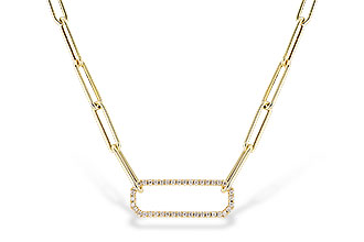 B283-19084: NECKLACE .50 TW (17 INCHES)