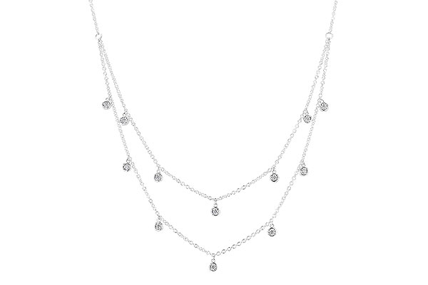 B283-19984: NECKLACE .22 TW (18 INCHES)