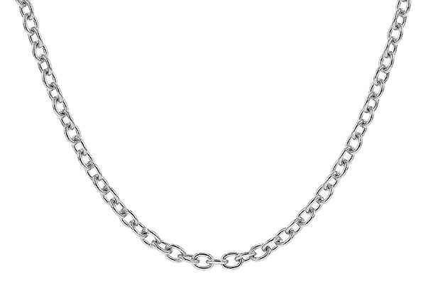 C283-25393: CABLE CHAIN (18", 1.3MM, 14KT, LOBSTER CLASP)