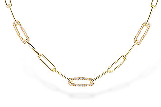 F283-19084: NECKLACE .75 TW (17 INCHES)