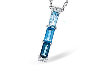 A282-30866: NECK 1.26 BLUE TOPAZ 1.30 TGW