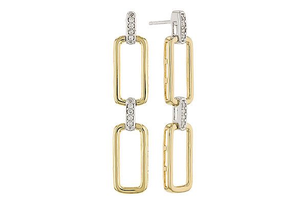 B283-25402: EARRINGS .08 TW