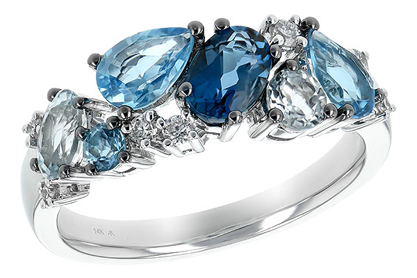 K198-64538: LDS RG 2.05 BLUE TOPAZ 2.16 TGW