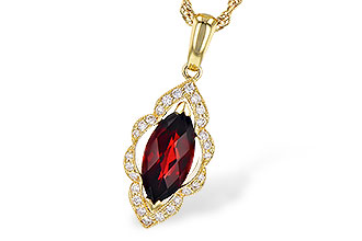 L282-35374: NECK 1.25 GARNET 1.36 TGW