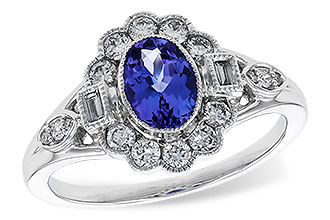 L284-10874: LDS RG .80 TANZANITE 1.20 TGW (7x5MM OV)